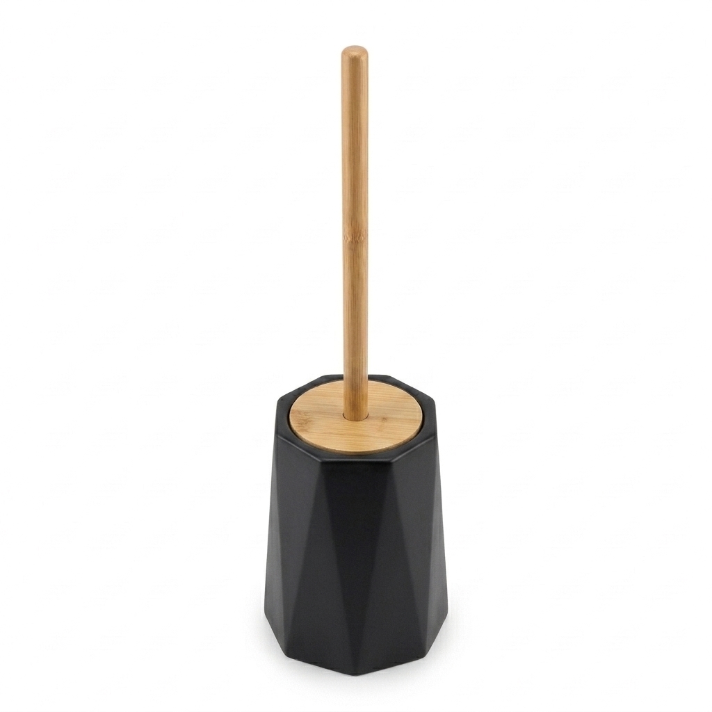ESCOBILLA INODORO PLASTICO Y BAMBU