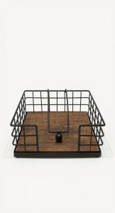 SERVILLETERO METAL BASE BAMBU