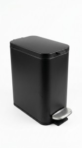 CESTO RESIDUOS METAL NEGRO
