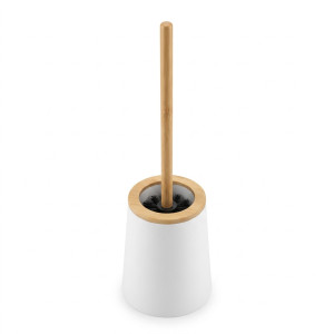 ESCOBILLA INODORO PLASTICO Y BAMBU