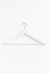 PERCHA MADERA BLANCA X3