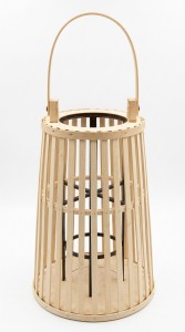 PORTA VELA FAROL BAMBU