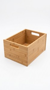 ORGANIZADOR CAJA BAMBU Y MDF