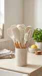 UTENSILIOS SILICONA Y BAMBU X 12