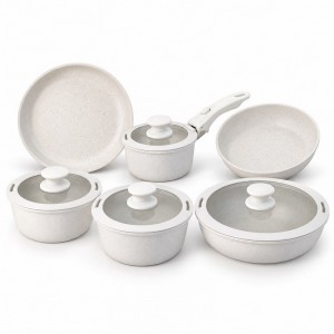 OLLA ALUMINIO X 6 PCS. BLANCO