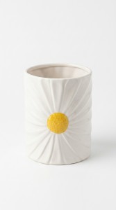 VASO PORTA CEPILLO CERAMICA MARGARITA