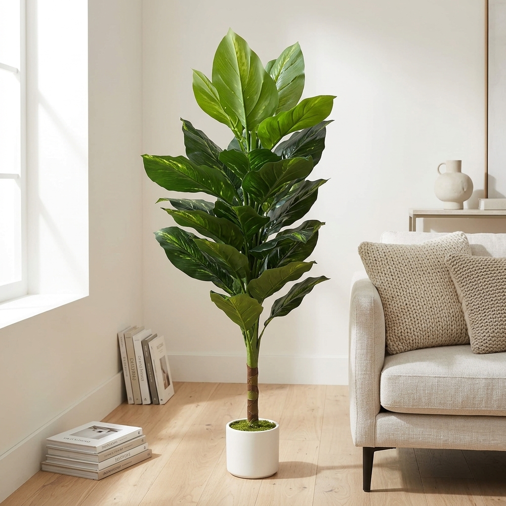 PLANTA MACETA PLASTICO 1.20 mts.