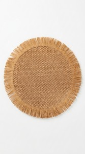 INDIVIDUAL X 6 REDONDO BEIGE