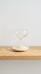 RELOJ ARENA VIDRIO 25 cm.