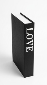 LIBRO P/DECORACION LOVE PATTER
