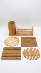 POSA FUENTES BAMBU con BASE