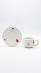 TAZA Y PLATO CERAMICA