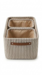 ORGANIZADOR TELA 3 PZAS BEIGE