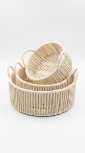 CANASTO FIBRA X 3 PCS.
