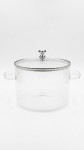 OLLA VIDRIO CON TAPA 3500 ml.