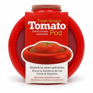 CONTENEDOR PLASTICO Y SILICONA TOMATE