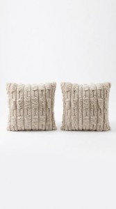 ALMOHADON X 2 PCS. BEIGE