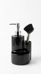 DISPENSER VIDRIO CON CEPILLO