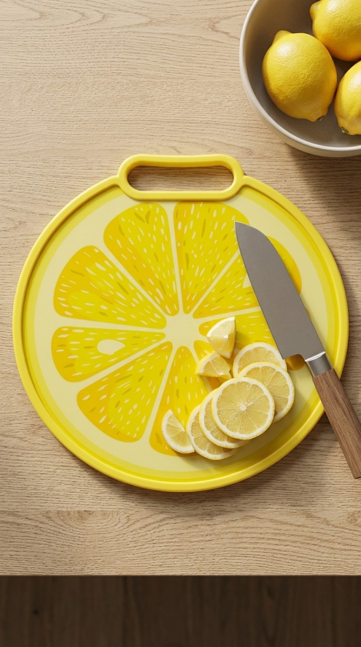 BANDEJA MELAMINA/PLASTICO LIMON