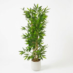 PLANTA MACETA BLANCA 1.10 mts.