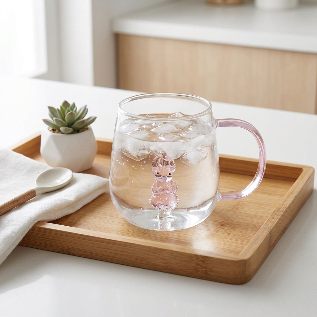 TAZA VIDRIO INTERIOR CONEJO