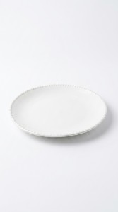 PLATO CERAMICA REDONDO BLANCO C/U