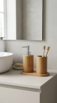 SET DE BAÑO BAMBU X 3