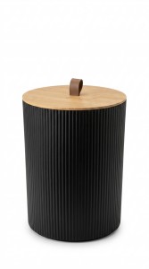 CESTO RESIDUOS PLASTICO Y BAMBU
