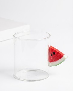 TAZA VIDRIO SANDIA 450 ml