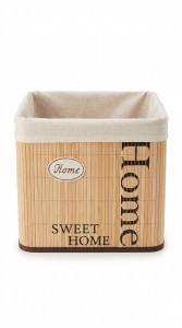 CANASTO BAMBU/LIENZO