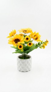 MACETA CERAMICA PLANTA GIRASOL 30 cm.