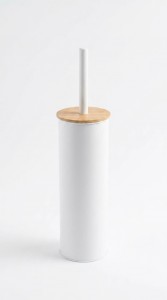 ESCOBILLA P/INODORO METAL & BAMBU