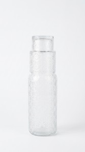 BOTELLA VIDRIO C/VASO