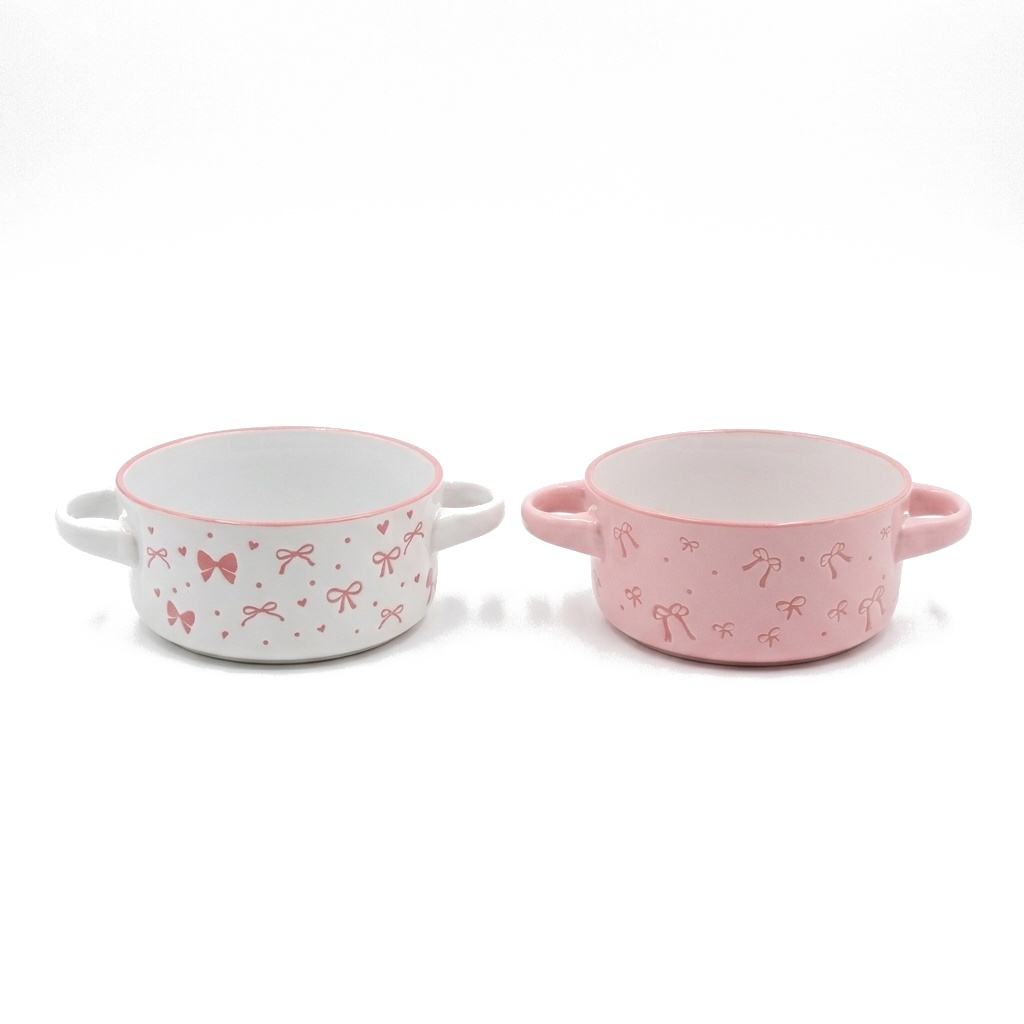BOWL CERAMICA CON ASA MOÑO 14 cm.