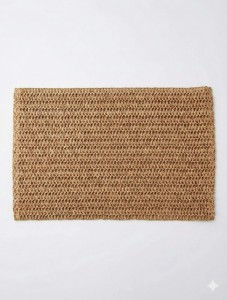 INDIVIDUAL X 6 RECTANGULAR BEIGE