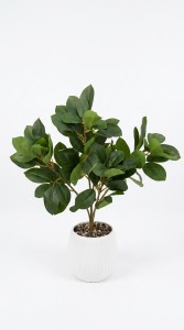 PLANTA MACETA PLASTICO BLANCO 48 cm.