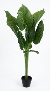 PLANTA MACETA PLASTICO NEGRO 1.10 mt.