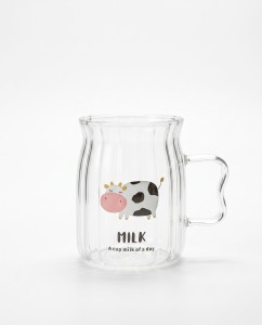 TAZA VIDRIO MILK