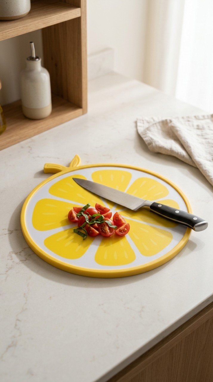 BANDEJA MELAMINA/PLASTICO LIMON