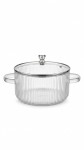 OLLA VIDRIO CON TAPA 2500 ml.