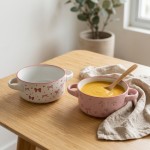 BOWL CERAMICA CON ASA MOÑO 14 cm.