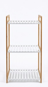 MESA ORGANIZADOR DE BAMBU 3 PISOS