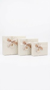 CAJA REGALO X 3 PCS. CON MOÑO
