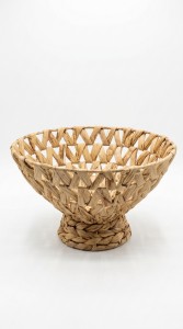 CENTRO C/PIE DE MESA MIMBRE 35CM