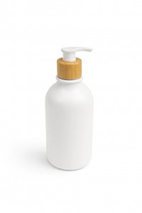 DISPENSER PLASTICO Y BAMBU 500 ml.