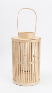 PORTA VELA FAROL BAMBU