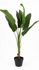 PLANTA MACETA PLASTICO NEGRO 1.20 mt.