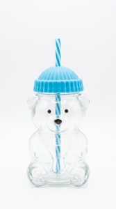VASO VIDRIO OSO CON SORBETE 500 ml.