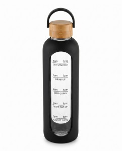 BOTELLA VIDRIO Y SILICONA 1000mll. T/BAMBOO