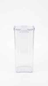 CONTENEDOR ACRILICO TAPA PLASTICO 1800ml.